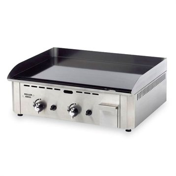 Grills, planchas, barbecues : Plancha Gaz Double 60 Cm